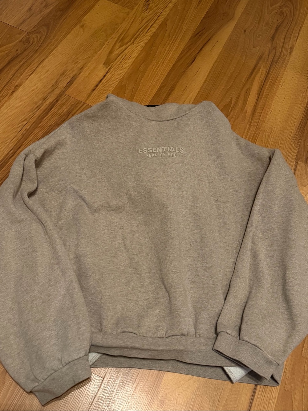 Essentials Fear of God Unisex Heather Grey Crewneck Sweatshirt